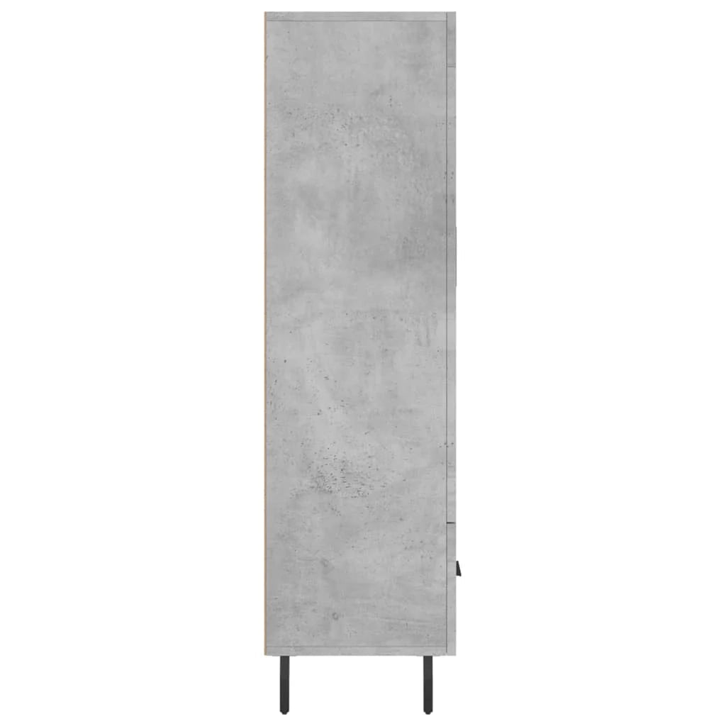 Buffet credenza cassettiera mobiletto mobile contenitore organizer cucina soggiorno salotto alto 69,5 x 31 x 115 cm legno ingegnerizzato grigio 02_0034470