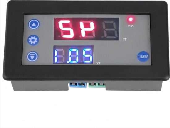Modulo di tempo relativo 12 V modulo di tempo relativo digitale display LED a doppia finestra timer modulo di tempo relativo programmabile modulo di tempo relativo timer ciclico - Contenuto HTML richiesto.