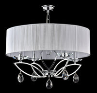 Lampadario Neoclassic in Metallo Miraggio Cromo