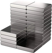 25 pezzi di magnete di neodimio potenza - argento - magneti 5x5x1mm extra forti rettangolari - attrito 0,35 kg - magneti forti super magneti - mini magneti per lavagna magnetica strisce magnetiche officina