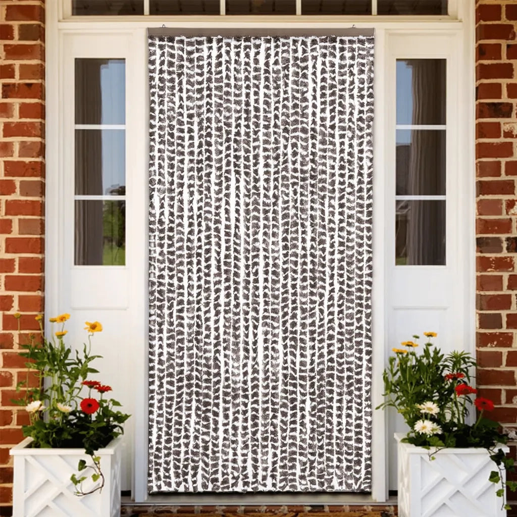 Zanzariera Grigio Talpa e Bianco 100x220 cm Ciniglia CFW5627875