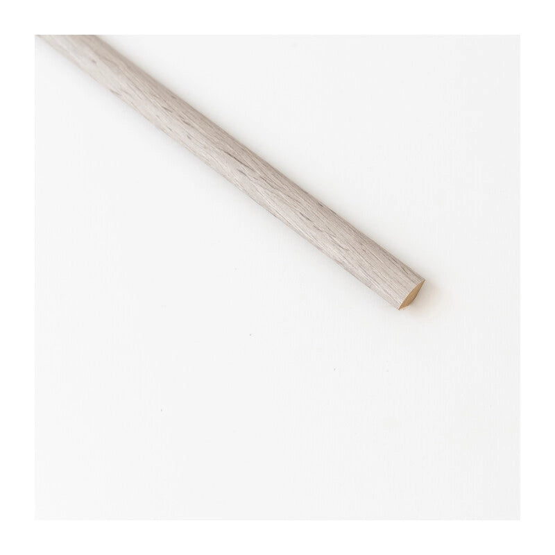 QUARTO DI TONDO 14X14 MM MDF 240 CM ROVERE GRIGIO- 5,0 pz