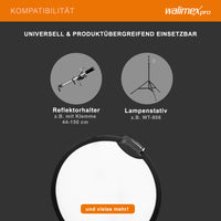 Set 5-in-1 di riflettori fotografici wavy comfort con funzione pop up - Ø 107 cm - Wavy-gold Argento Bianco Nero Trasparente - Pannello riflettente pieghevole per fotografia ritratto prodotto