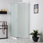 Box doccia quadrato 80x80 con ante scorrevoli