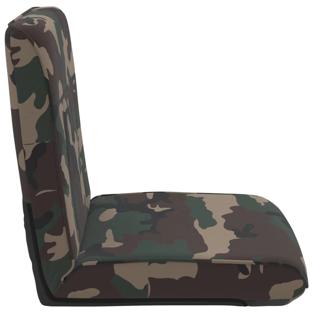Sedia da Pavimento Verde militare 50 x 73 x 60 cm Tessuto 42028173