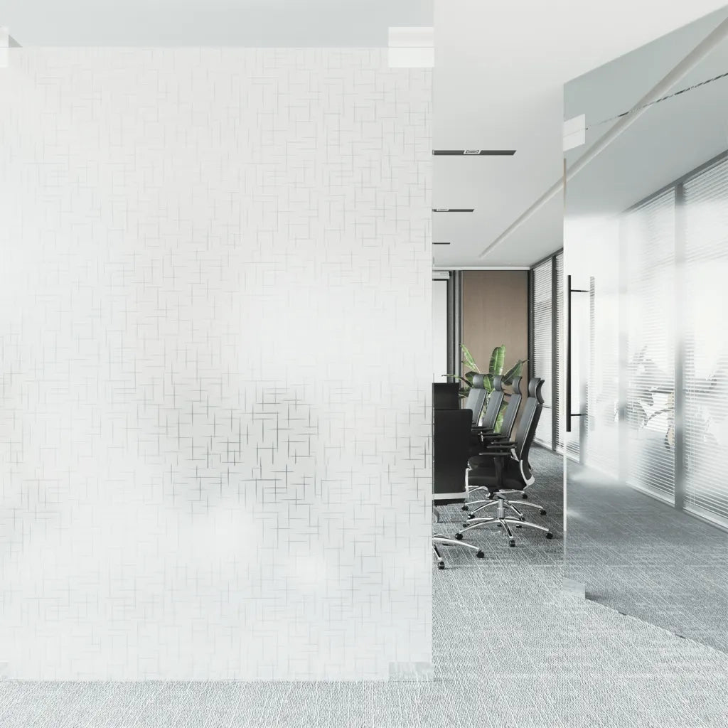 Pellicola per Finestra Smerigliata Motivo Stella 90x500 cm PVC 155843