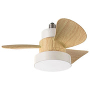 Perenz ventilatore da soffitto con luce, modello 7159SV IR, telecomando IR incluso