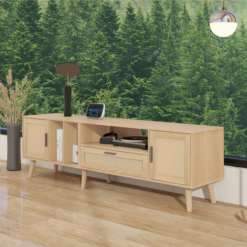 Cassettiera per TV Rovere 180 cm in truciolato