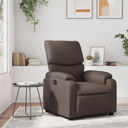 Poltrona Reclinabile Marrone in Similpellecod mxl 83910