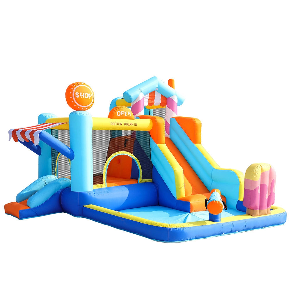 Parco giochi bambini - Xylo - Ventilatore 450W trampolino scivolo acquatico