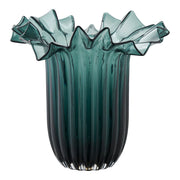 Vaso Decorativo Aalborg, Verde, Vetro, 25x25x30 cm
