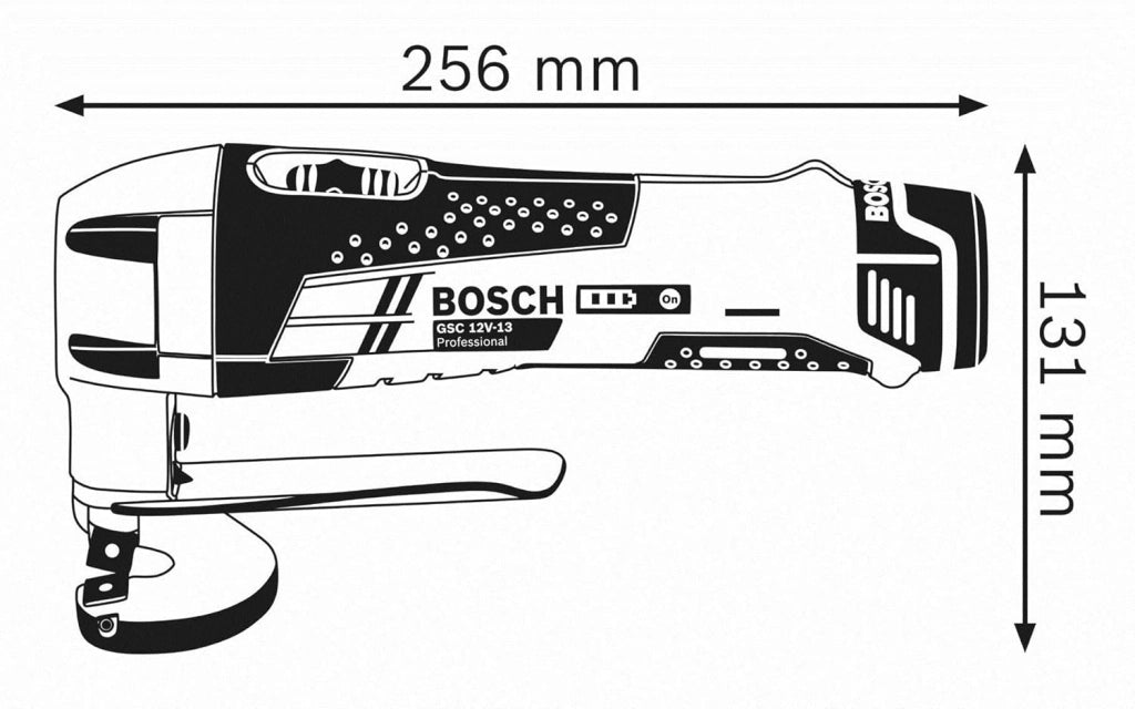 Bosch Professional 0601926105 Bosch GSC 12 V Cesoia, Solo utensile (Batteria, Caricabatterie e Kit Non Inclusi)