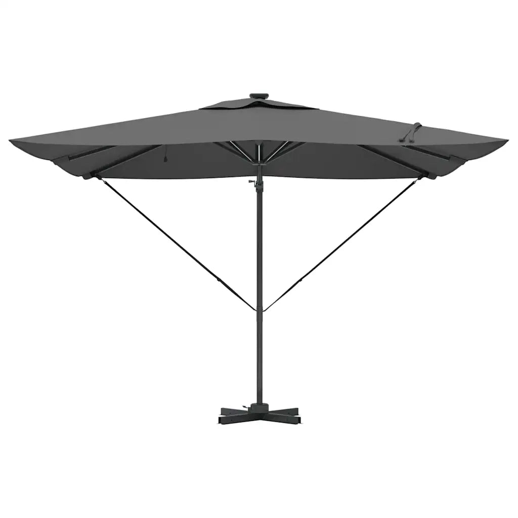 vidaXL Ombrellone 286 x 285 x 270 cm Alluminio