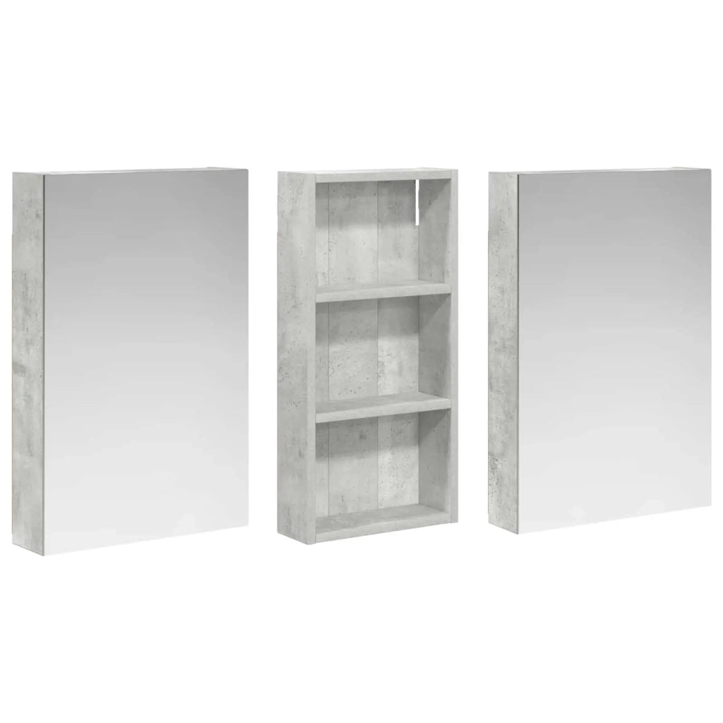 Set di Armadi da Bagno con porta 3 pcs 110 x 10,5 x 60,5 cm 3403715