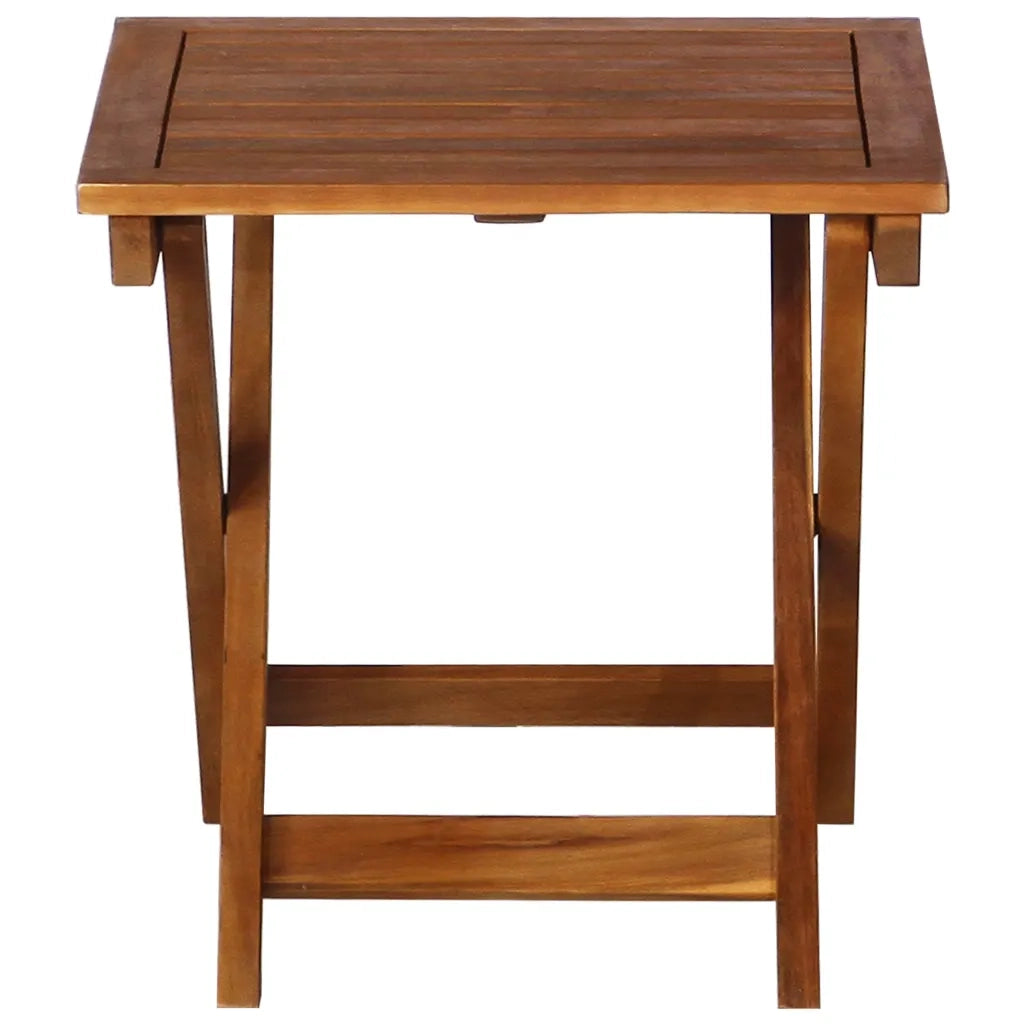 Lettino Prendisole | Sdraio da giardino | Lettino da sole 3 pz con Tavolino in Legno Massello d'Acacia