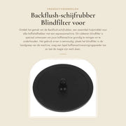 Accessorio di pulizia per macchina da caffè espresso - sistema di filtri - filtro blindato - disco di gomma per backflush - 1 pezzo