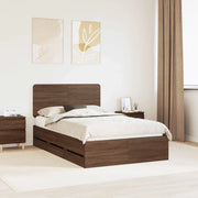 Struttura del letto con cassetto Rovere Marrone 120 x 190 cm 3412622