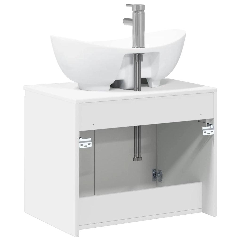 Set di mobili per il bagno Bianco Lucido Legno ingegnerizzato 3404344