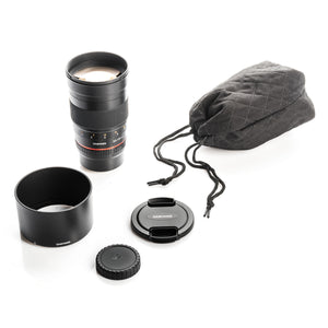 Teleobiettivo 135 mm F2.0 - lunghezza focale fissa APS-C Messa a fuoco manuale Compatibile con Olympus OM-D E-M10 Mark IV E-M1 Mark III Compatibile con Panasonic Lumix BGH1 DC-G110 DC-G91