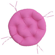Cuscino Rotondo Rosa ? 60x11 cm in Tessuto Oxford