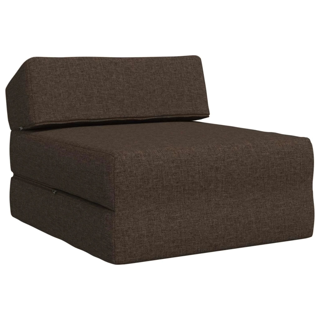 Divano Letto Pieghevole Tortora 60 x 70 x 41 cm Tessuto