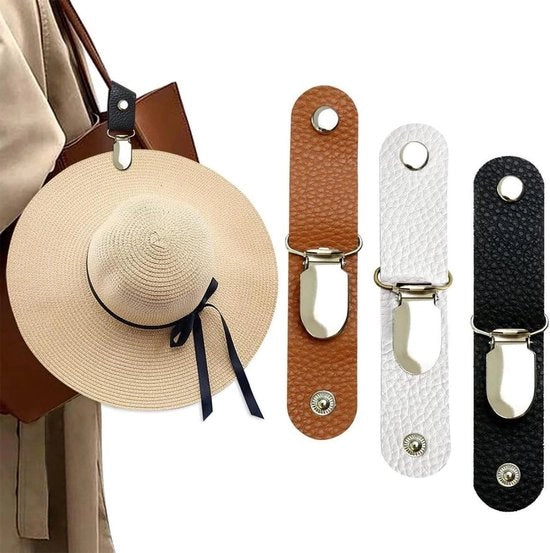 3 pezzi di Clip per Cappello da Viaggio, Sacchetto da Viaggio all'Aperto e Altro