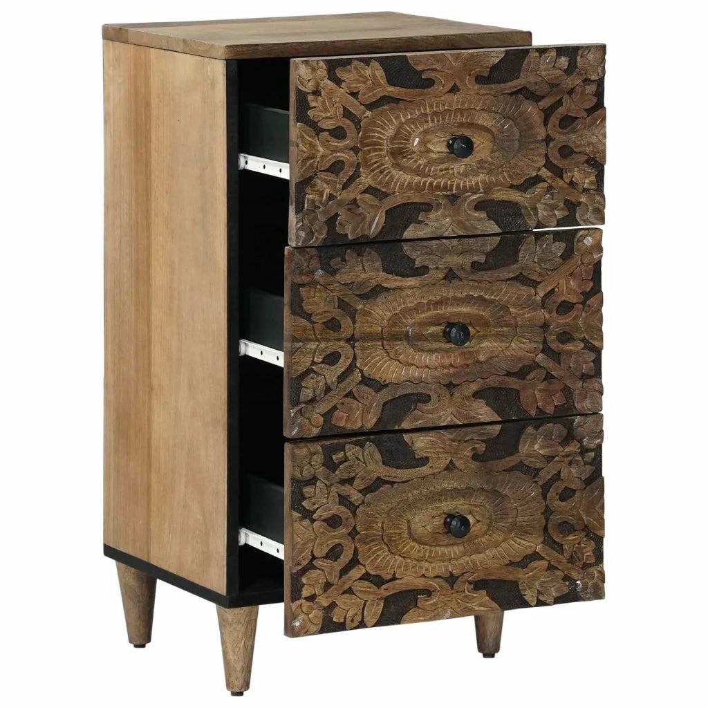 Credenza Marrone 40 x 33,5 x 75 cm Legno di mango massello 4018355