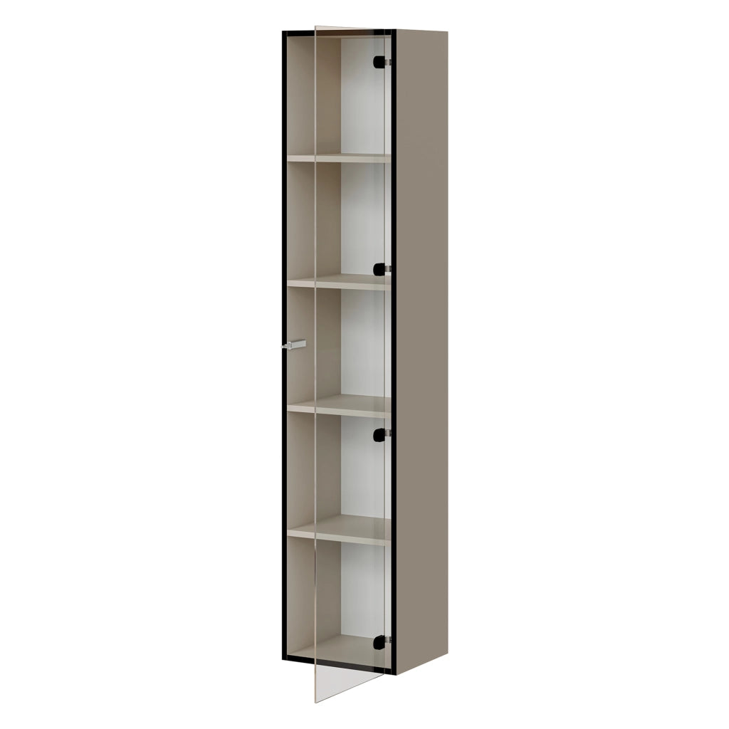 Mobile Espositore Roburent, Vetrina 4 Ripiani, 35x32x168h cm Beige