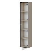 Mobile Espositore Roburent, Vetrina 4 Ripiani, 35x32x168h cm Beige