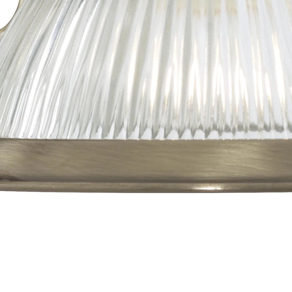 Applique Contemporanea American Dinner Acciaio Adjustable Vetro 1 Luce E27