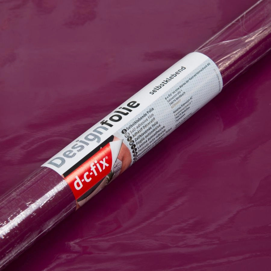 Plastica adesiva d-c-fix 45x200 cm uni beere lucido