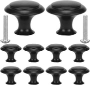 Deurknoppen e ladeknoppe in stile antico - 10 pezzi - con lamiera di zinco in acciaio inossidabile