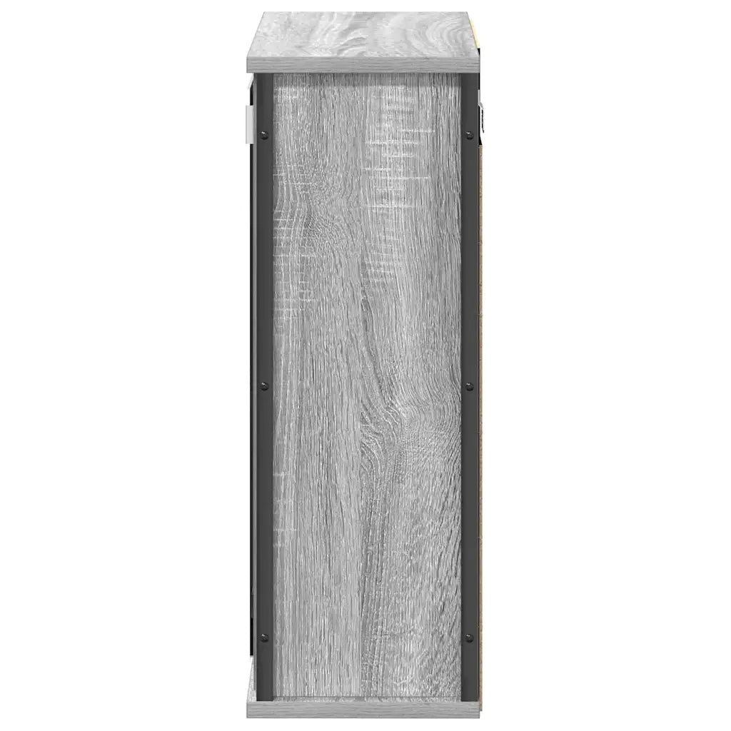 Pensile da Bagno | Armadio da bagno con Specchio Grigio Sonoma 50x21x60 cm