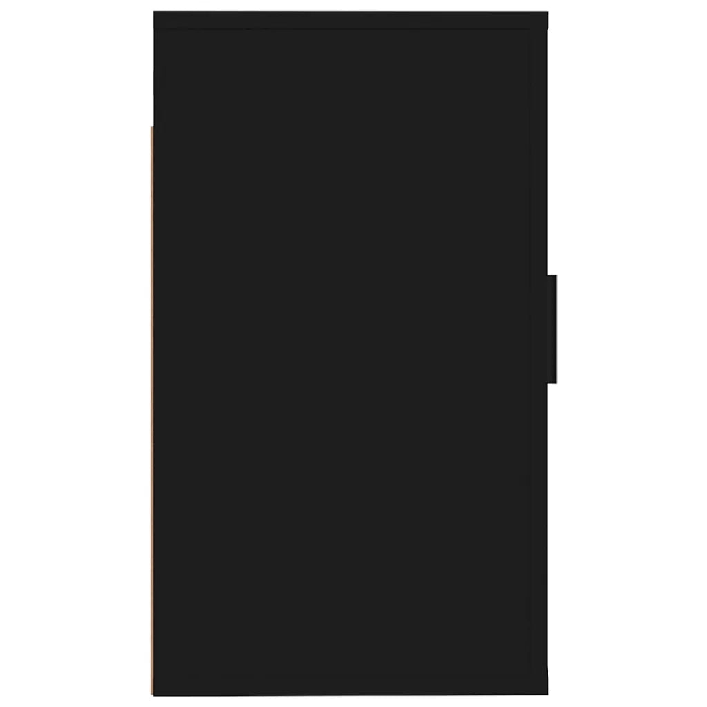Mobile Porta TV a Parete Nero 40x34,5x60 cm 816658