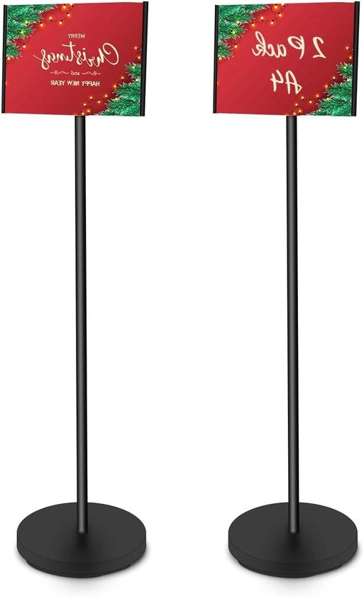 Informatie Standard per Matrimoni e Eventi di Lusso - 2 pezzi standard poster A4 in nero con cornice per disegno
