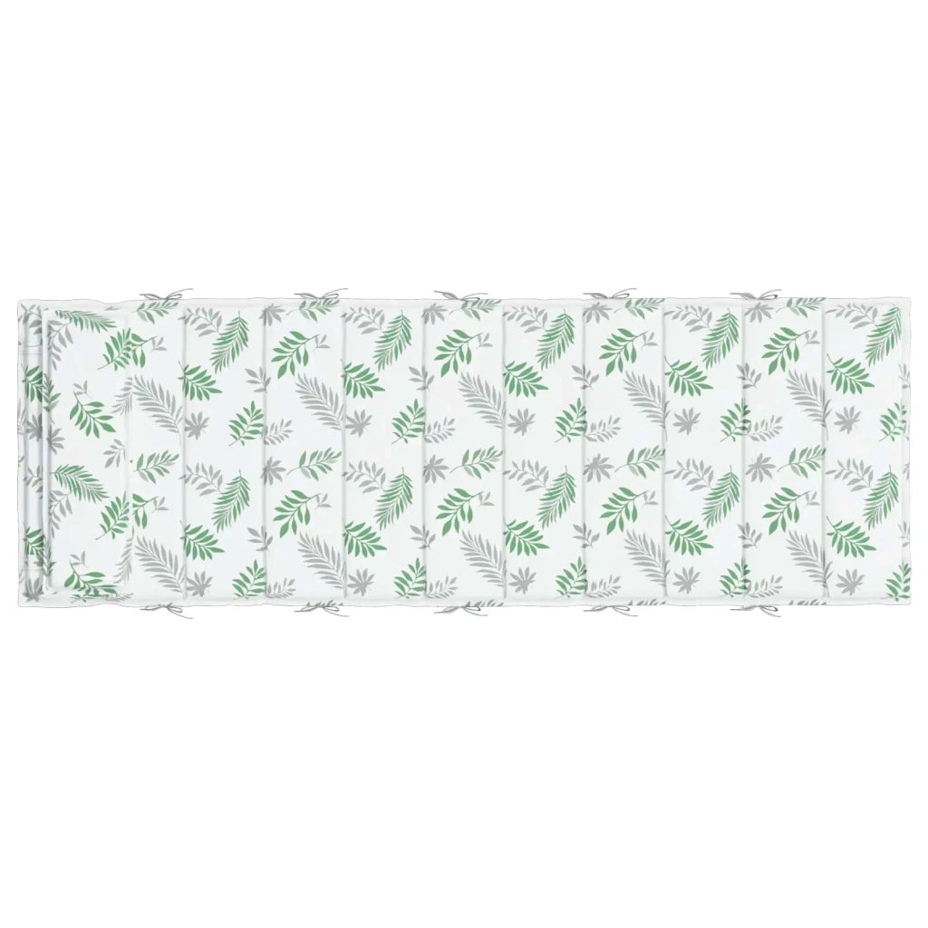Cuscino per Lounger Sole Bianco e verde 178 x 60 x 4 cm 361870