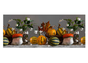 Tappeto Passatoia Cucina Antiscivolo Con Stampa Digitale Dis. Zucche 492 - 50x230 - Zucche