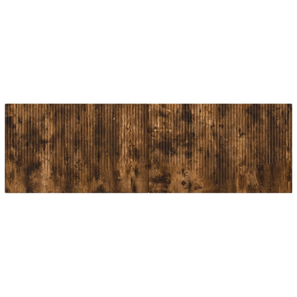 Testiera da Muro HOORN Rovere Fumo Legno ingegnerizzato 897390
