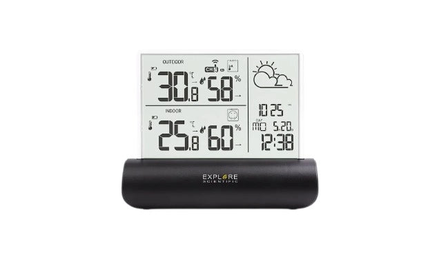 Stazione meteo EXPLORE SCIENTIFIC schermo LCD WSH4501 NERO