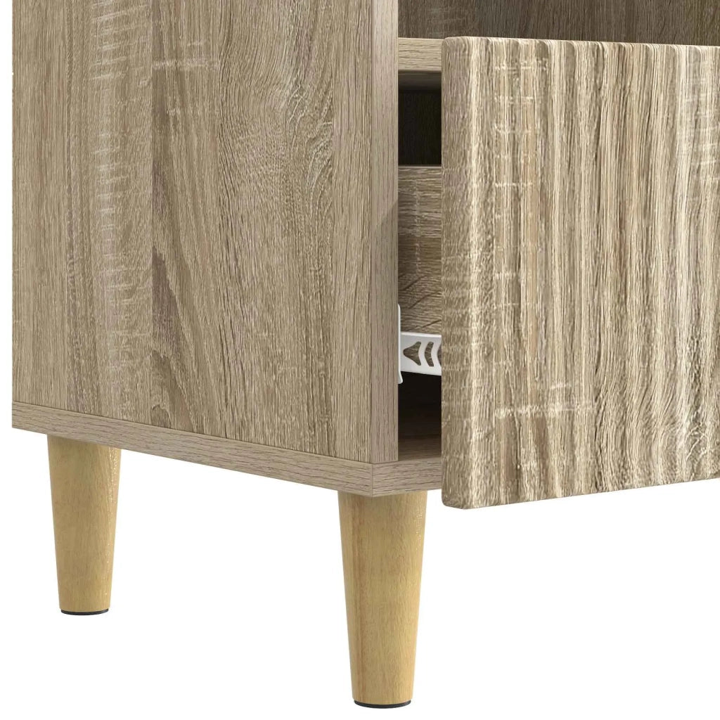 Mobile TV Rovere Sonoma 102 x 34,5 x 50 cm Legno ingegnerizzato