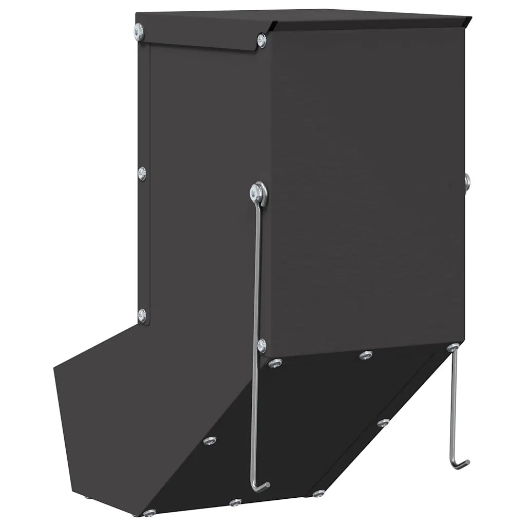 Mangiatore per conigli Nero 12,5 x 26 x 28,5 cm CFW2249446