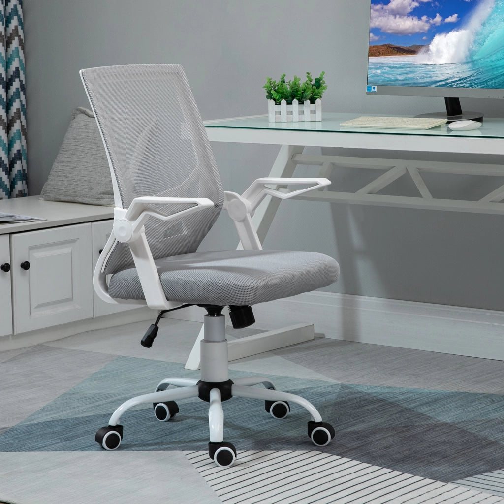 Sedia da Ufficio Ergonomic ¨C zephmum ¨C Grigio 62.5x55x94-104 cm
