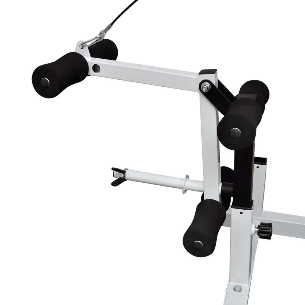 Panca Multifunzione con Bilanciere e Set di Manubri 90 kg 275373