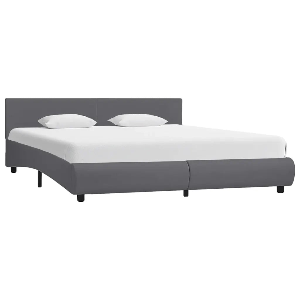 Giroletto con LED Grigio in Similpelle 180x200 cm