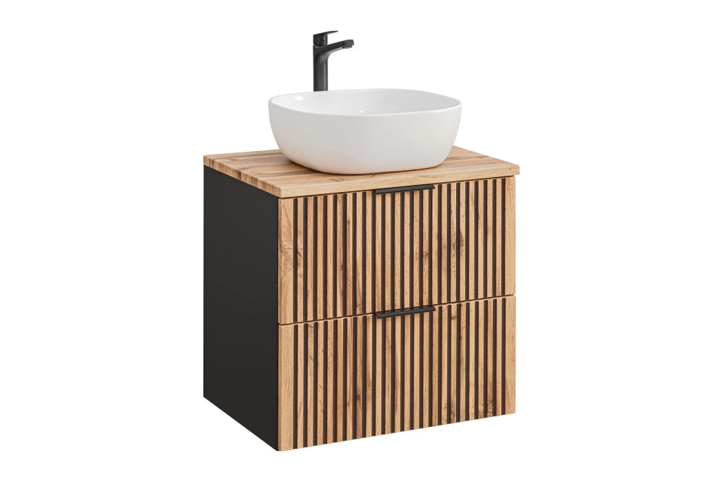 Set mobili bagno 60 cm con lavabo da appoggio Xilo 60 cm