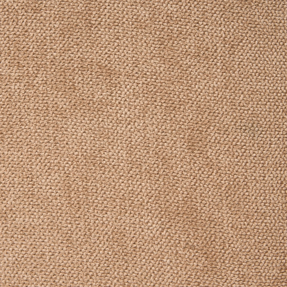 Pouf imbottito in tessuto per camera da letto e soggiorno 86 x 30 forma irregolare beige stile scandinavo