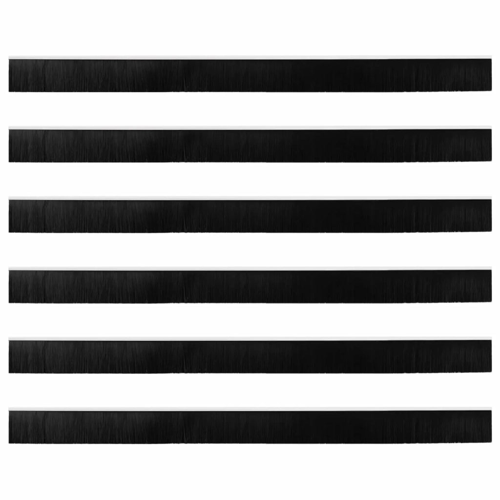 Spazzole per porte autoadesive 6 pz Bianco 100 cm CFW7607334