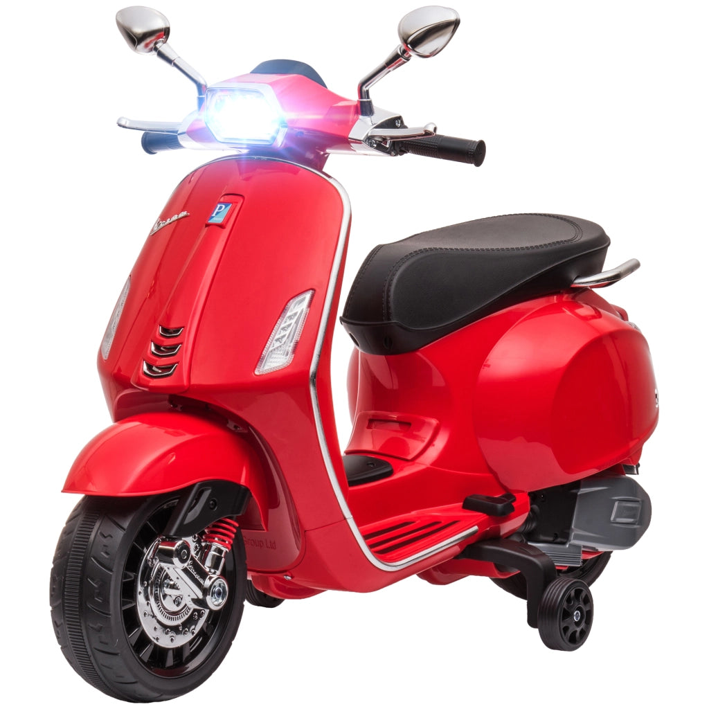 Moto Elettrica per Bambini ¨C Zephmum ¨C Rosso, 3 km/h, 35 kg