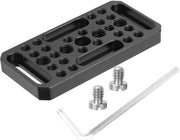 Piatto per Camera Portatile - Lega di Alluminio - Resistente alla Corrosione - Inox - Comodo da Utilizzare a Mano - Facile da Trasportare - Piatto per Camera Portatile