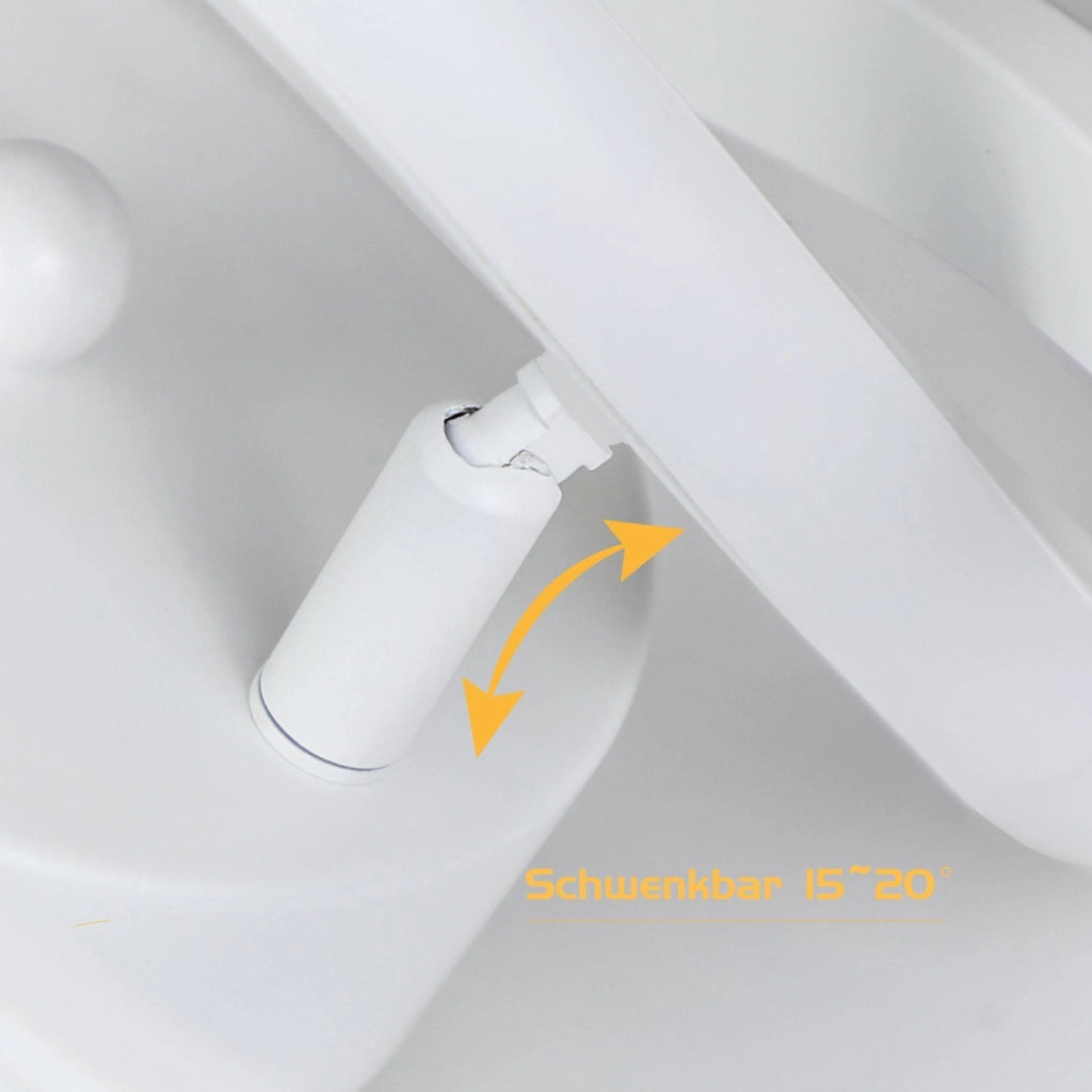 ZMH Lampada da soffitto plafoniera LED bianca design moderno 25 cm per soggiorno camera letto